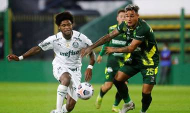 DE LOCAL, UN DIEZMADO DEFENSA Y JUSTICIA PERDIÓ ANTE EL PALMEIRAS POR LA COPA LIBERTADORES