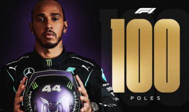 EN EL GRAN PREMIO DE ESPAÑA LEWIS HAMILTON SIGUE HACIENDO HISTORIA, LLEGÓ A LAS 100 POLES EN LA FÓRMULA 1
