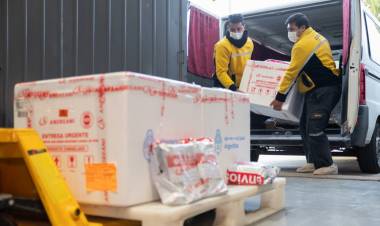 ARRIBARON A SAN LUIS 5.400 PRIMERAS DOSIS DE LA VACUNA SPUTNIK V