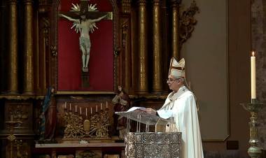 LA IGLESIA LLAMÓ AL DIÁLOGO, DURANTE LA HOMILÍA EN EL TEDEUM DEL 25 DE MAYO PRESIDIDO POR ARZOBISPO MARIO POLI