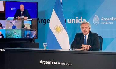 FERNÁNDEZ Y PUTIN OFICIALIZARON EL ACUERDO POR VIDEOLLAMADA Y ANUNCIARON QUE SE INICIA LA PRODUCCIÓN ARGENTINA DE LA SPUTNIK V