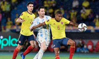 ELIMINATORIAS: A ARGENTINA SE LE ESCAPÓ EL TRIUNFO SOBRE EL FINAL, COLOMBIA SE LO EMPATÓ EN LA ÚLTIMA JUGADA