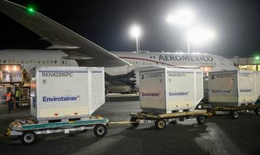 811 MIL VACUNAS MAS LLEGARON AL PAÍS Y EL LUNES SE SUPERAN 20 MILLONES DE DOSIS RECIBIDAS