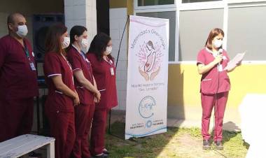 TUCUMÁN: SE REALIZÓ UN HOMENAJE A LOS OBSTETRAS EN SU DÍA EN EL HOSPITAL DE MONTEROS