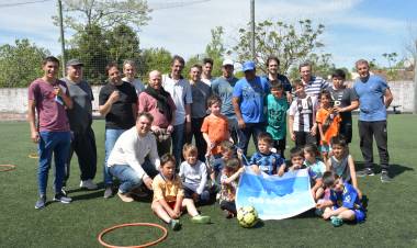 PARTIDO DE MAR CHIQUITA: EL CLUB BELGRANO RECIBIÓ UNA IMPORTANTE AYUDA ECONÓMICA PARA MEJORAR SU SEDE