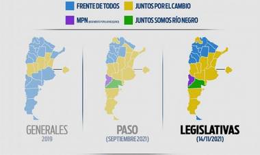 COMICIOS LEGISLATIVOS: JUNTOS POR EL CAMBIO GANÓ EN 13 PROVINCIAS Y OFICIALISMO DIO VUELTA DOS DERROTAS