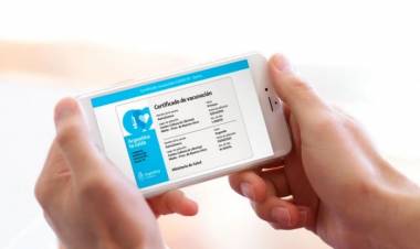 EL GOBIERNO NACIONAL LANZÓ EL PASE SANITARIO