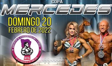 ESTE DOMINGO SE DESARROLLARÁ EN VILLA MERCEDES LA “COPA MERCEDES” DE FISICOCULTURISMO Y FITNESS
