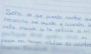 MENDOZA: UNA MUJER USÓ EL CUADERNO DE COMUNICACIONES DE SU HIJO PARA DENUNCIAR VIOLENCIA DE GÉNERO