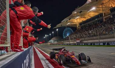 CHARLES  LECLERC GANÓ LA PRIMERA DEL AÑO DE LA FÓRMULA 1 Y ENCABEZÓ EL 1-2 DE FERRARI EN EL GP DE BAHREIN