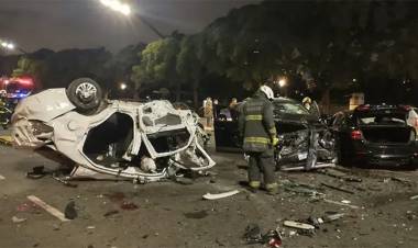 TRÁGICO HECHO EN BUENOS AIRES: DOS JÓVENES MURIERON POR EL CHOQUE MÚLTIPLE FRENTE AL HIPÓDROMO DE PALERMO