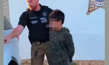 TREMENDA APREHENSIÓN EN EE.UU: TIENE 10 AÑOS Y AMENAZÓ CON MATAR A TODOS EN LA ESCUELA, FUE ESPOSADO Y DETENIDO