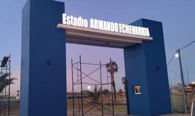 HOY SE INAUGURA EN GENERAL PIRÁN EL ESTADIO ARMANDO ECHEVERRÍA