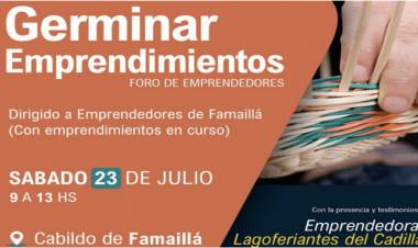 TUCUMÁN: FAMAILLÁ CONTINÚA CAPACITANDO A LOS EMPRENDEDORES