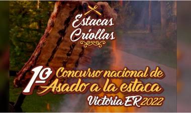 ENTRE RÍOS: PRIMER CONCURSO DE ASADO A LA ESTACA EN VICTORIA