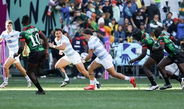 ARGENTINA AVANZA EN EL MUNDIAL DE RUGBY SEVEN, VENCIÓ A KENIA Y PASÓ A CUARTOS DE FINAL
