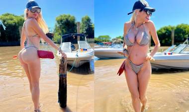 “VERANO, ACÁ ESTOY”, SE EXPRESÓ EXALTANDO SUS CURVAS DESDE DISTINTOS ÁNGULOS