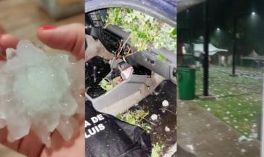 SAN LUIS: UN FUERTE TEMPORAL AZOTÓ LA CIUDAD DE VILLA MERCEDES