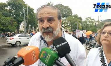 NUEVA PROTESTA EN TUCUMÁN DE LOS TRABAJADORES DE LA SALUD NUCLEADOS EN SITAS