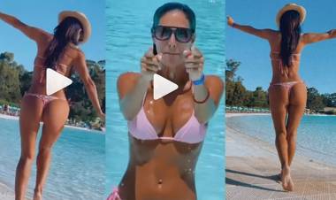 PARA DESPEDIRSE DEL VERANO PUBLICÓ UN SENSUAL VIDEO CON DIVERSAS BIKINIS Y ESCRIBIÓ: “SOY TODA TUYA, VOLVÉ”