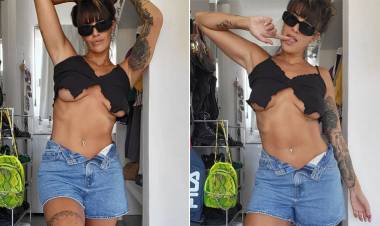 MOROCHA CALENTÓ LAS REDES CON UN TOP QUE DEJA VER DE MÁS