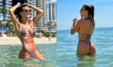 “VACACIONES PARA MI”: SOL PÉREZ IMPACTÓ EN BIKINI DESDE EL MAR