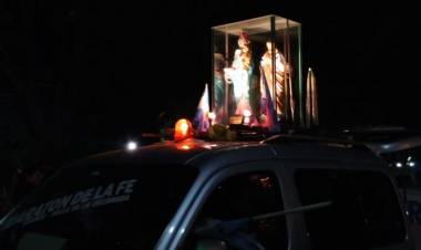 SAN LUIS: EN LA MADRUGADA PARTÍA DESDE QUINES LA “XXIII MARATÓN DE LA FE”