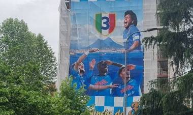 EL NAPOLI SALIÓ CAMPEÓN Y TODOS RECORDAMOS A DIEGO UNA VEZ MÁS 