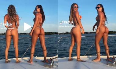 DESDE UN YATE, SOL PÉREZ PROTAGONIZÓ IMPACTANTE VIDEO EN MICROBIKINI CON UNA AMIGA