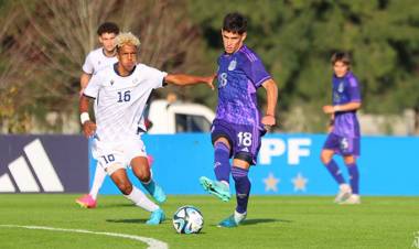 EN UN AMISTOSO PREVIO AL MUNDIAL, LA SELECCIÓN ARGENTINA SUB-20 GOLEÓ A DOMINICANA