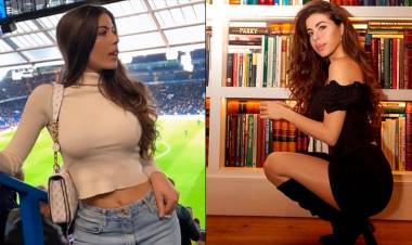 “LA TEACHER DEL AÑO”: EL SENSUAL FESTEJO DE LA PROFE DE JULIÁN ÁLVAREZ POR LA CHAMPIONS LEAGUE