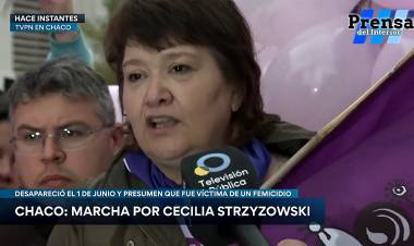 CHACO: MARCHA POR CECILIA  STRZYZOWSKI