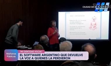 “MI IDENTIDAD VOCAL”, EL SOFTWARE ARGENTINO QUE DEVUELVE LA VOZ A QUIENES LA PERDIERON
