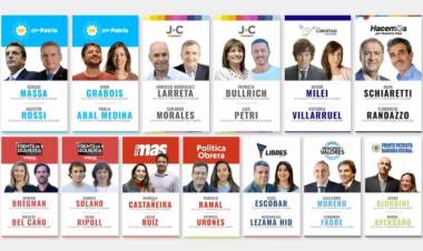 DIECINUEVE FÓRMULAS PRESIDENCIALES COMPETIRÁN EN LAS PASO DE AGOSTO