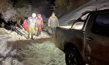 UN HOMBRE QUE PRACTICABA SNOWBOARD FUE RESCATADO EN CHAPELCO
