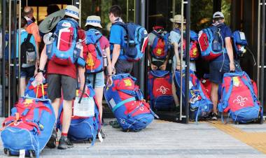 COREA DEL SUR EVACÚA A MILES DE SCOUTS QUE PARTICIPABAN DE UN CONGRESO DEBIDO AL TIFÓN KHANUN