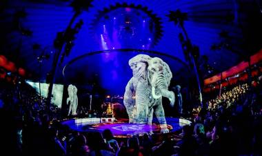 UN CIRCO UTILIZA HOLOGRAMAS EN LUGAR DE ANIMALES
