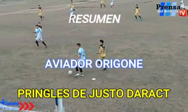 RESUMEN: AVIADOR ORIGONE - PRINGLES JD
