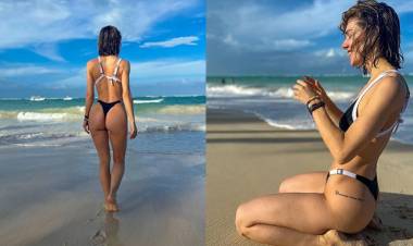 “TIRO ALTO ES MI PASIÓN”: POSÓ INFERNAL CON VARIOS MODELOS DE BIKINI