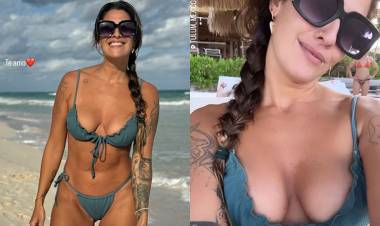 DESDE MÉXICO IVANA NADAL SE FILMÓ CON UNA MICROBIKINI Y PREGUNTÓ: ¿MONTAÑA O PLAYA?