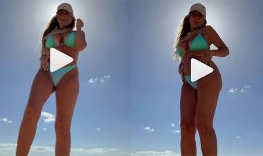 A LOS 70 AÑOS, GRACIELA ALFANO SE FILMÓ BAILANDO EN BIKINI