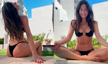 SE MOSTRÓ MÁS QUE SENSUAL TOMANDO SOL Y REVELÓ LO QUE ESPERA DE UN HOMBRE