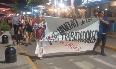 MARCHA EN PROTESTA EN LA CIUDAD DE VILLA MERCEDES