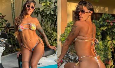 ¿UNA VUELTITA?: DE FRENTE Y DE ESPALDAS DEJÓ SIN PALABRAS A SUS FANS