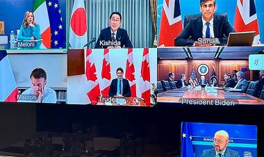 SE REUNIERON POR VIDEOCONFERENCIA: EL G7 CONDENÓ “POR UNANIMIDAD” EL ATAQUE DE IRÁN CONTRA ISRAEL