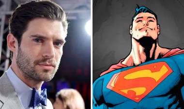 ENCARNADO POR DAVID CORENSWET, CAMBIA EL ROSTRO DE SUPERMAN: LA IMAGEN OFICIAL PARA LA NUEVA PELÍCULA