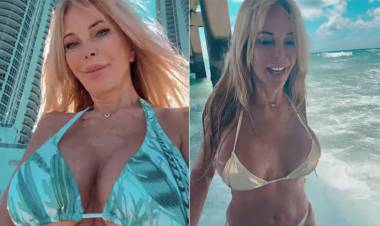 RATONEÓ EN MICROBIKINI A LOS 71 AÑOS: “NADA MEJOR QUE VIVIR ENAMORADA”