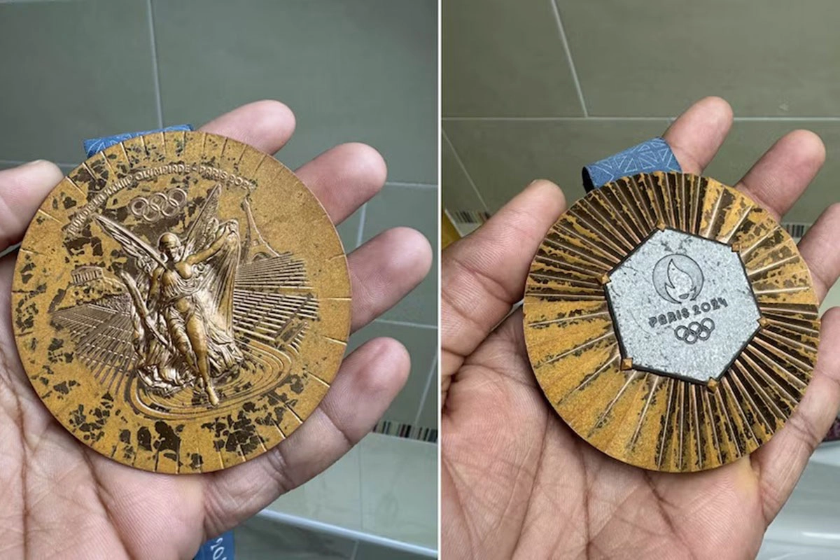 RECLAMO GENERAL: DEPORTISTAS SE QUEJARON POR EL ESTADO DE LAS MEDALLAS ENTREGADAS EN LOS JUEGOS OLÍMPICOS DE PARÍS 2024