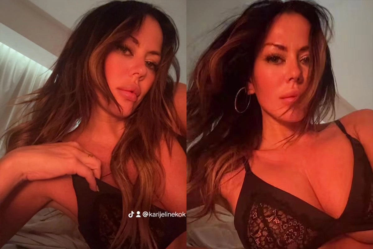 KARINA JELINEK HIZO SUSPIRAR A SUS FANÁTICOS CON UNA PRODUCCIÓN FOTOGRÁFICA