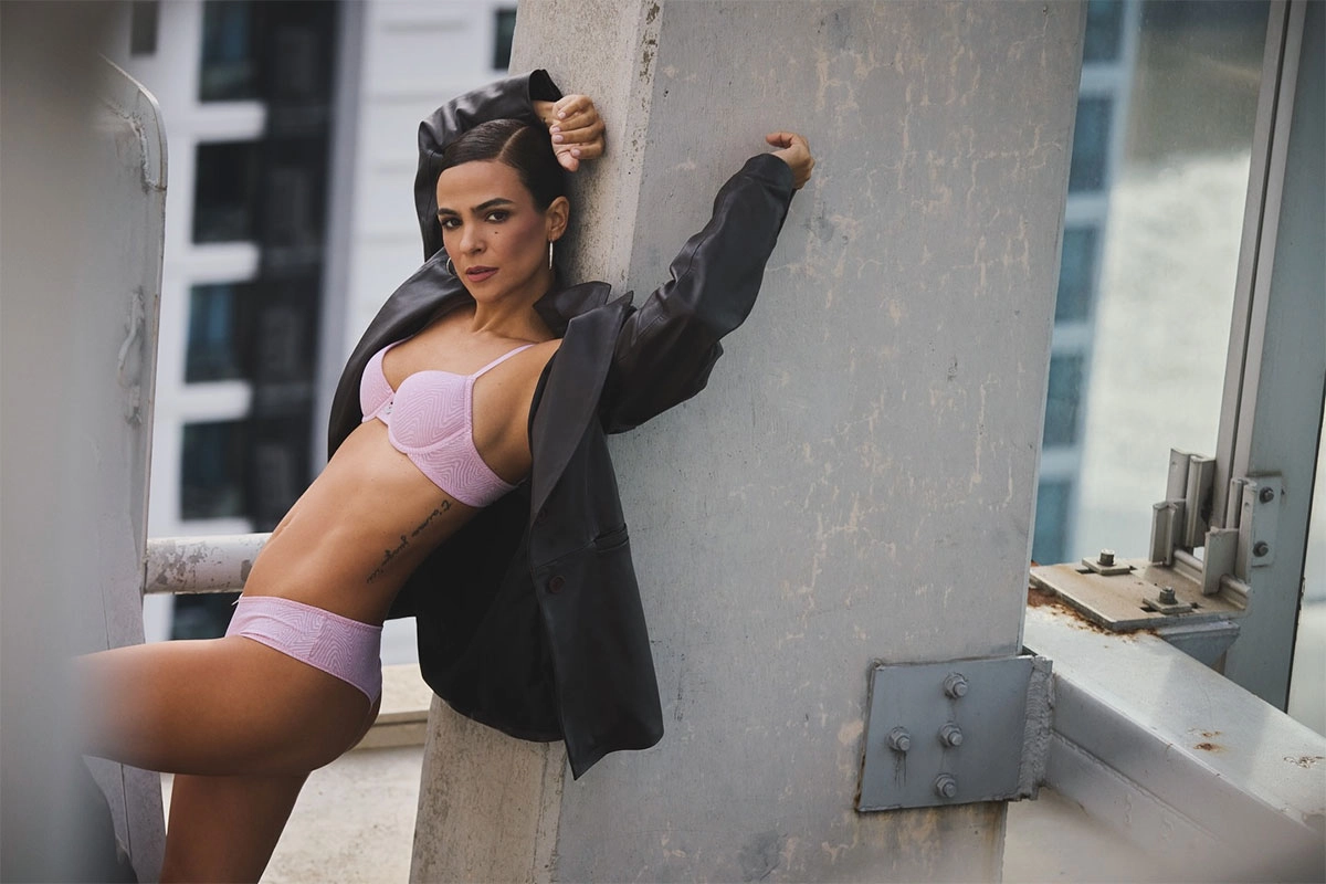 AGUSTINA CHERRI POSÓ PARA UNA CAMPAÑA DE LENCERÍA CON ESTILO URBANO